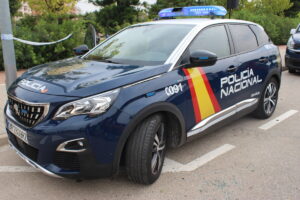 Coche patrulla de la Policía Nacional